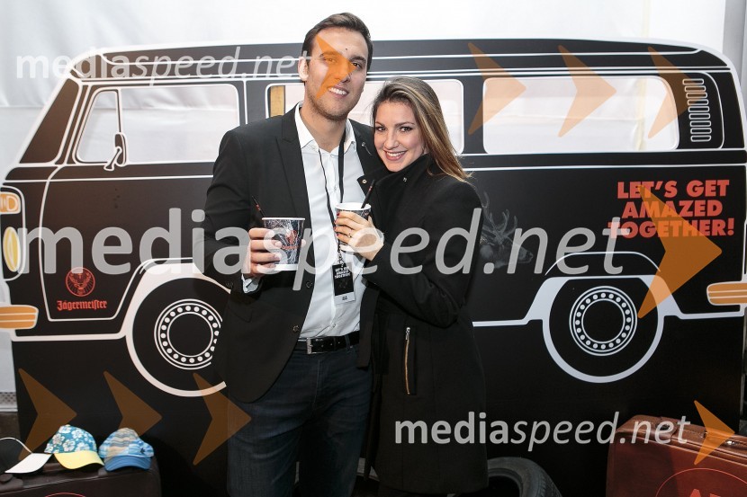  Anže  Herbst, Brand Manager at G3 Spirits, d.o.o. ;  Andreja ZankočZnani Slovenci na zabavi z Jägermeistrom