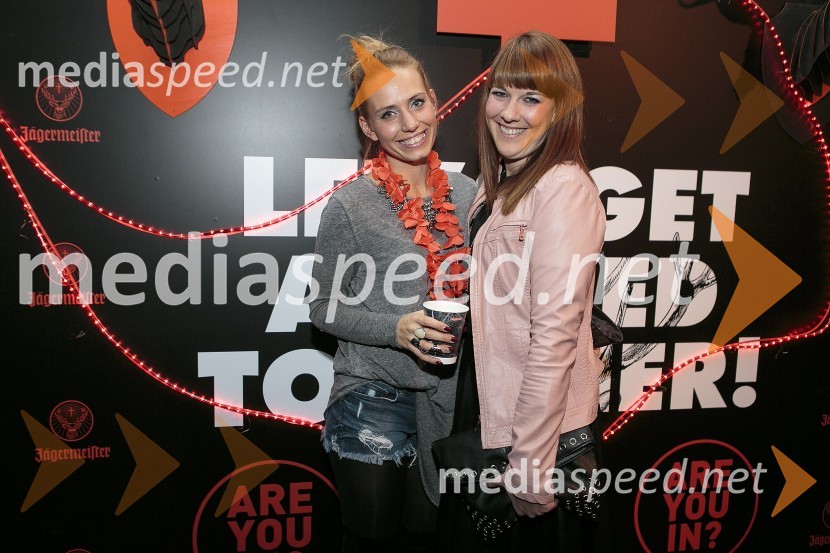  Ajda  Tratar, Združenje Manager;  Martina Brec, Brand Manager, PPD SlovenijaZnani Slovenci na zabavi z Jägermeistrom