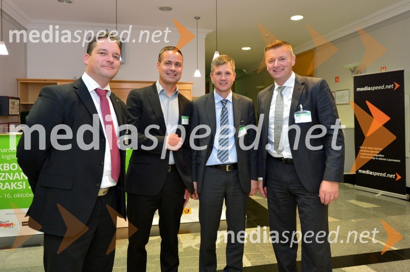  Igor  Žula, predsednik Slovenskega logističnega združenja ;  Peter  Ribarič, izvršni direktor Planet GV;  Igor Pristavec, Prigo;  Dušan Kobal, Kobal TransportOskrbovalne verige v znanosti in praksi 2015, logistični kongres, 1. dan