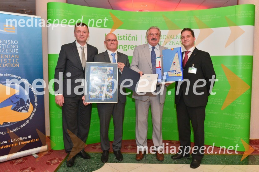  Dušan Kobal, Kobal Transport;  Igro  Smrajec, direktor, Trinet d.o.o. ;  Janko Pirkovič;  Igor  Žula, predsednik Slovenskega logističnega združenja Oskrbovalne verige v znanosti in praksi 2015, logistični kongres, 1. dan