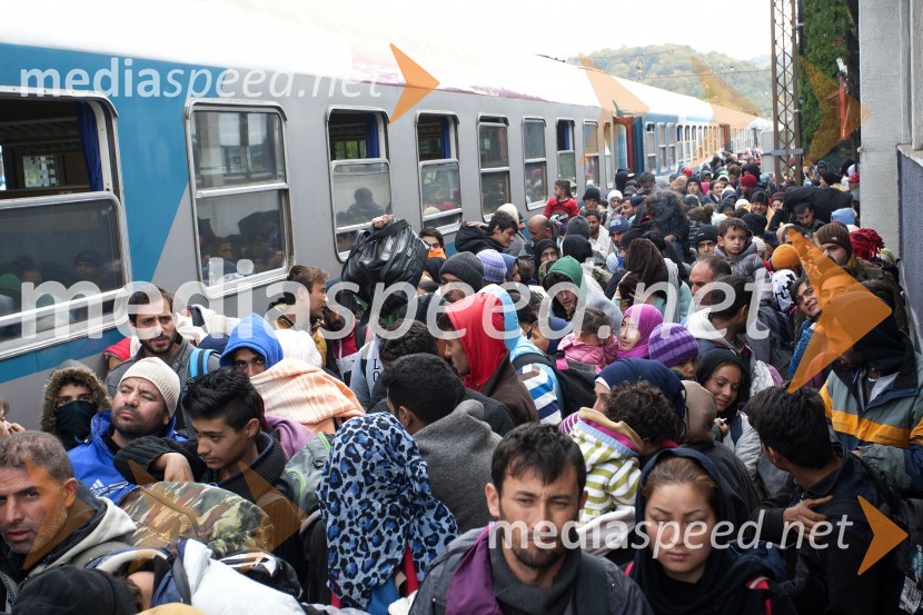 Ponovno prihod večjih skupin beguncev na  mejnem prehodu Šentilj