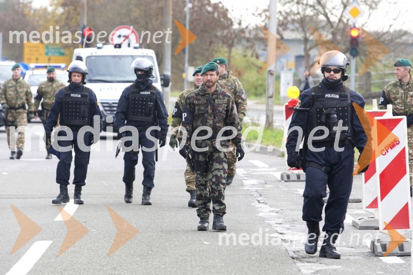 Ponovno prihod večjih skupin beguncev na  mejnem prehodu Šentilj