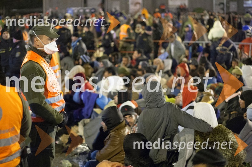 Ponovno prihod večjih skupin beguncev na  mejnem prehodu Šentilj