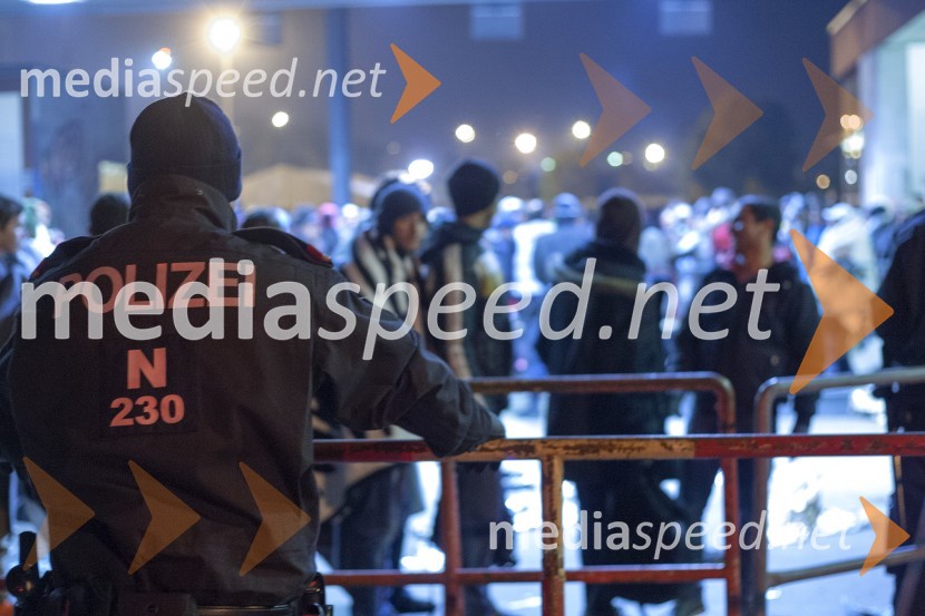 Ponovno prihod večjih skupin beguncev na  mejnem prehodu Šentilj