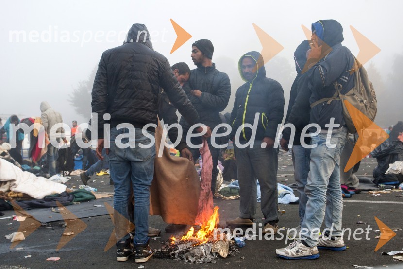 Ponovno prihod večjih skupin beguncev na  mejnem prehodu Šentilj