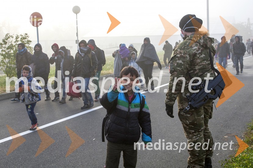 Ponovno prihod večjih skupin beguncev na  mejnem prehodu Šentilj