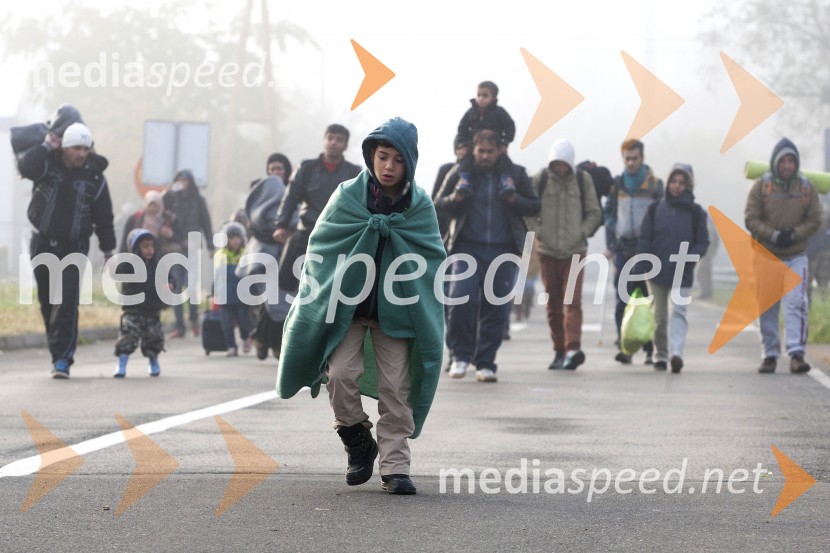 Ponovno prihod večjih skupin beguncev na  mejnem prehodu Šentilj