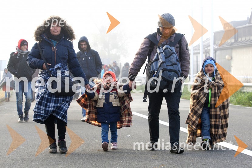 Ponovno prihod večjih skupin beguncev na  mejnem prehodu Šentilj