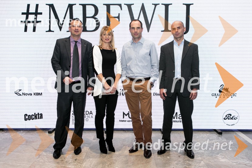  Anton  Horvatič, direktor Diners Cluba Slovenije;  Metka  Kejžar, vodja marketinga in odnosov z javnostmi, Autocommerce d.o.o.;  Robert Lešnik, vodja zunanjega oblikovanja, Mercedes-Benz;  Andrej Bergant, direktor prodaje, Autocommerce d.o.o.Mercedes-Benz Fashion Week: Predavanje Roberta Lešnika - Mercedes Design