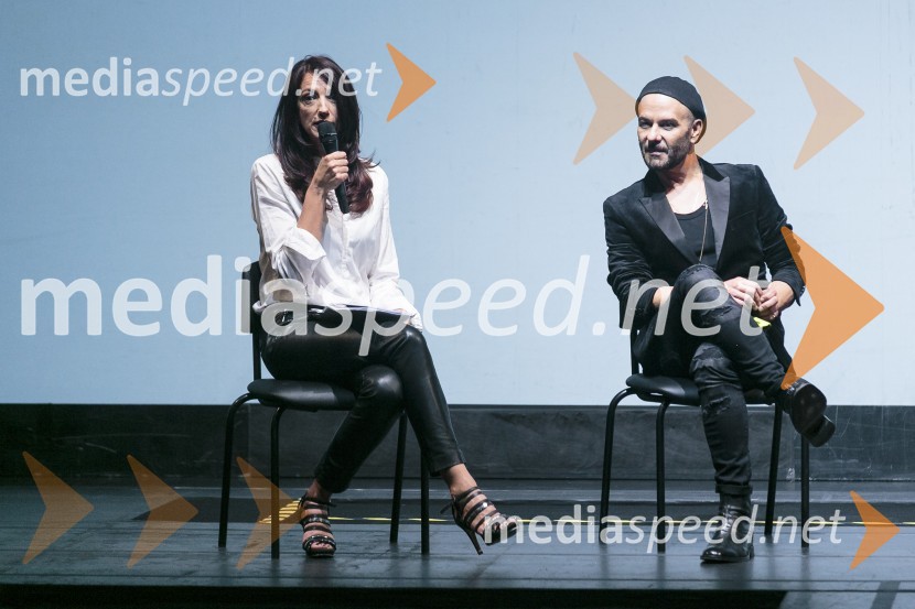  Vesna Milek, novinarka;  Tomaž Pandur, režiserMercedes-Benz Fashion Week, 4.dan