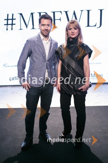  Aleš Lakota, direktor organizacije kadrov in IT, Autocommerce d.o.o.;  Metka  Kejžar, vodja marketinga in odnosov z javnostmi, Autocommerce d.o.o.Mercedes-Benz Fashion Week, 4.dan