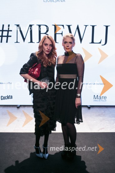  Nina Jagodic, stilistka;  Maša Kljun, novinarkaMercedes-Benz Fashion Week, 4.dan