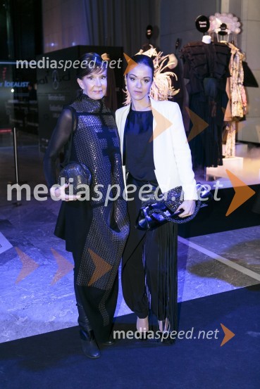  Marjeta Grošelj, oblikovalka torbic;  Tanja ŽagarMercedes-Benz Fashion Week, 4.dan