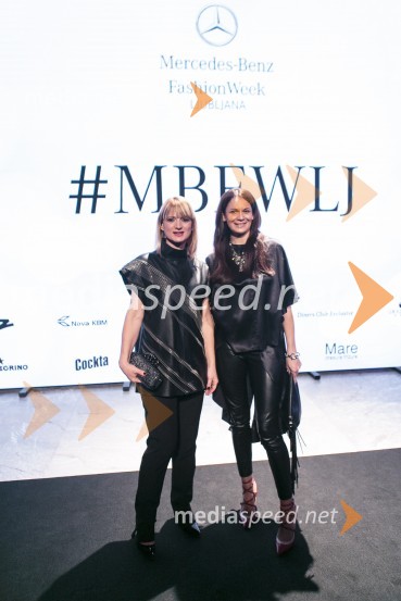  Metka  Kejžar, vodja marketinga in odnosov z javnostmi, Autocommerce d.o.o.;  Pika  Zrim, urednica spletnega portala citylife.si in modna vplivnicaMercedes-Benz Fashion Week, 4.dan