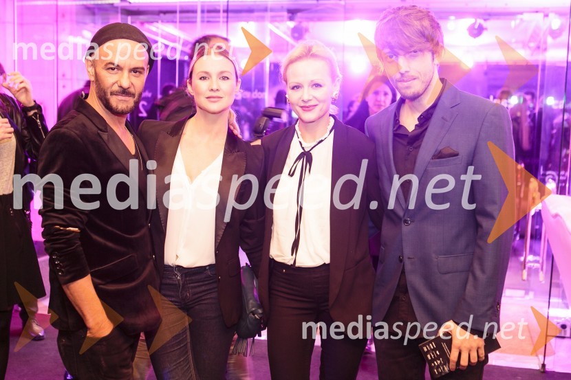  Tomaž Pandur, režiser;  Iva Krajnc Bagola, igralka;  Polona  Juh, igralka;  Aljoša  Bagola, izvršni kreativni direktor Pristop CreativeMercedes-Benz Fashion Week, 4.dan