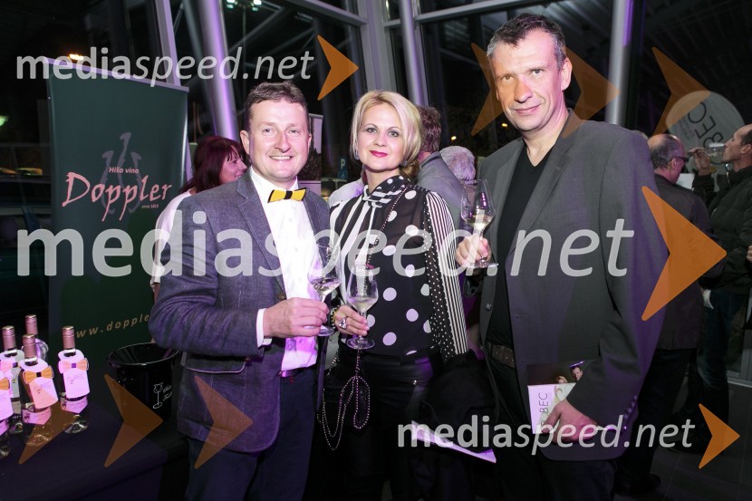  Danilo Steyer,  Steyer Vina; mag. Norma Bale, pisateljica, direktorica Kultprotur; prof. dr.  Iztok Palčič, prodekan za izobraževalno dejavnost Fakultete za strojništvo1. Salon štajerskih mladih vin, PUBEC 2015