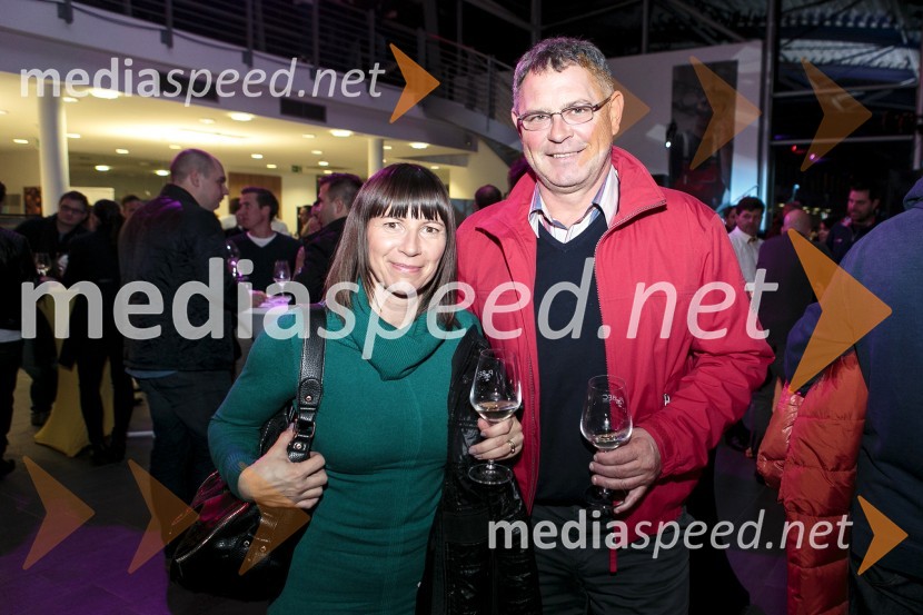  Alenka Domjan;  Roman Domjan, direktor, MART-R, d.o.o.1. Salon štajerskih mladih vin, PUBEC 2015