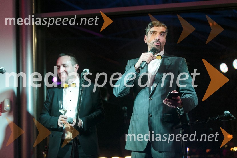  Borut  Cvetko, kreativni direktor Mediaspeed;  Bor Greiner, odgovorni urednik, Radio City1. Salon štajerskih mladih vin, PUBEC 2015