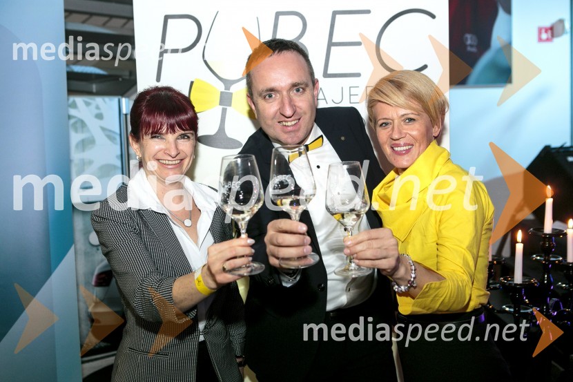  Tadeja  Vodovnik Plevnik, Kmetijsko gozdarski zavod Maribor;  Borut  Cvetko, kreativni direktor Mediaspeed; dr. Aleksandra Pivec, direktorica, ZRS Bistra, Ptuj1. Salon štajerskih mladih vin, PUBEC 2015