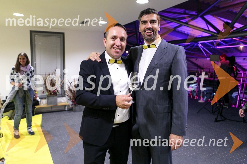  Borut  Cvetko, kreativni direktor Mediaspeed;  Bor Greiner, odgovorni urednik, Radio City1. Salon štajerskih mladih vin, PUBEC 2015