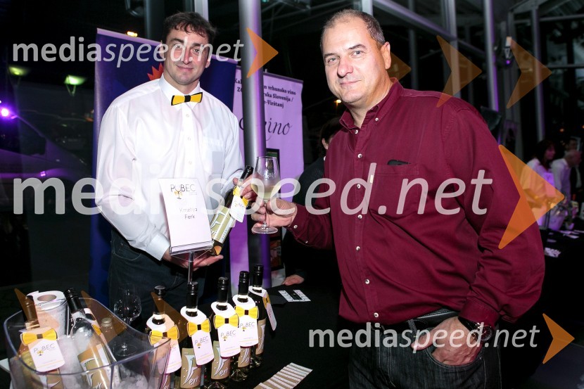  Milan  Ferk, Kmetija Ferk;  Darko  Visenjak, vodja servisa, Porsche Ptujska cesta, Maribor1. Salon štajerskih mladih vin, PUBEC 2015