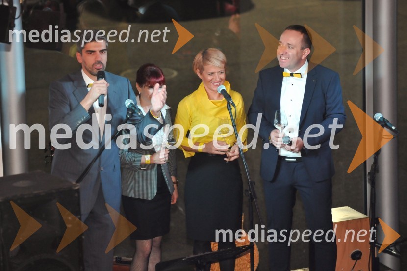  Bor Greiner, odgovorni urednik, Radio City;  Tadeja  Vodovnik Plevnik, Kmetijsko gozdarski zavod Maribor; dr. Aleksandra Pivec, direktorica, ZRS Bistra, Ptuj;  Borut  Cvetko, kreativni direktor Mediaspeed1. Salon štajerskih mladih vin, PUBEC 2015