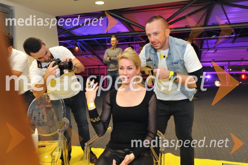  ... ;  Ana Holc, direktorica, Zlatarne Holc;  Goran Pfeiler, frizer, studio Orange1. Salon štajerskih mladih vin, PUBEC 2015