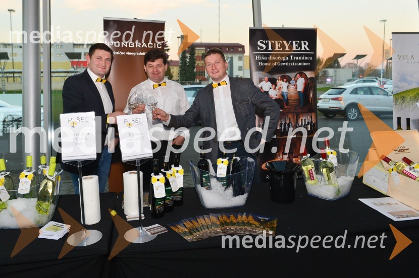  Marko Toplak, Turistična kmetija Toplak;  Katarina  Pungračič, Turizem Pungračič;  Danilo Steyer,  Steyer Vina1. Salon štajerskih mladih vin, PUBEC 2015