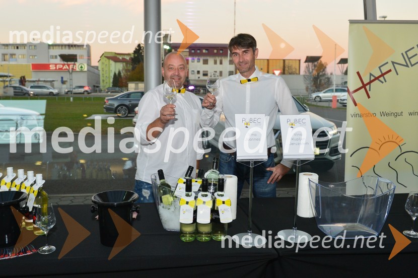  Boštjan Protner, vinar, Hiša Joannes Protner;  Robert Hafner, Vinogradništvo Hafner1. Salon štajerskih mladih vin, PUBEC 2015