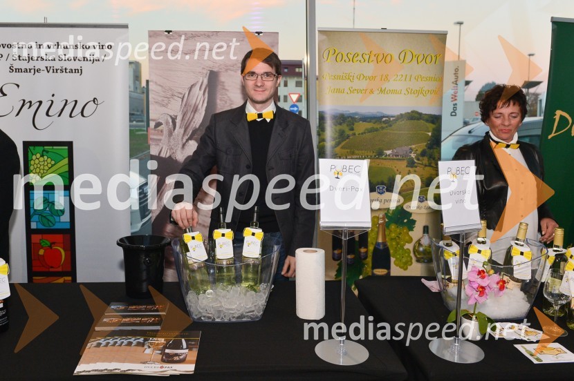  Gregor  Pajk, Dveri Pax;  Jana  Sever, Dvorsko vino1. Salon štajerskih mladih vin, PUBEC 2015