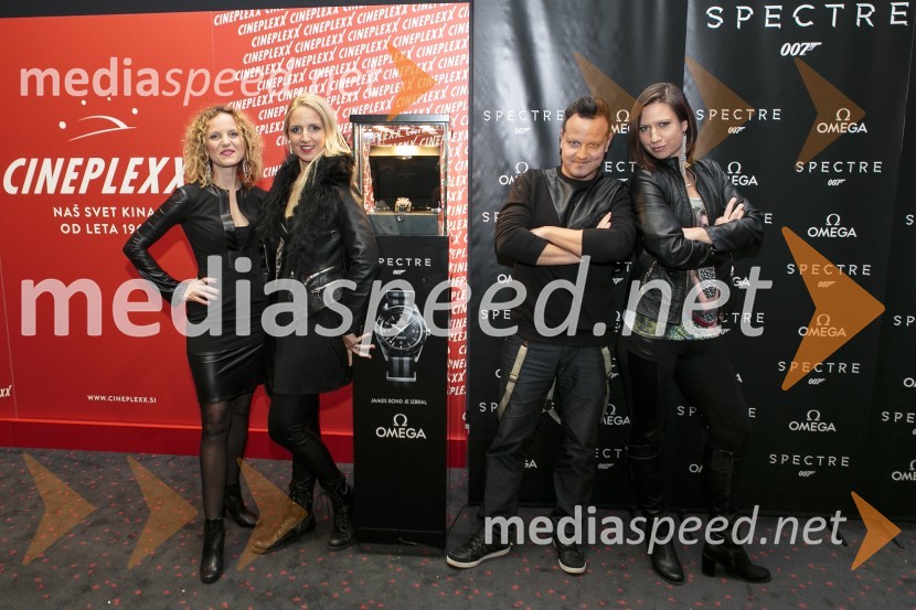  Rok Golob, skladatelj, dirigent in aranžer;  Katarina Habe, glasbenica;  Neža  Drobnič Bogataj , glasbenica;  Sanja  Mlinar Marin, glasbenicaSvečana premiera Spectre v Cineplexxu Kranj