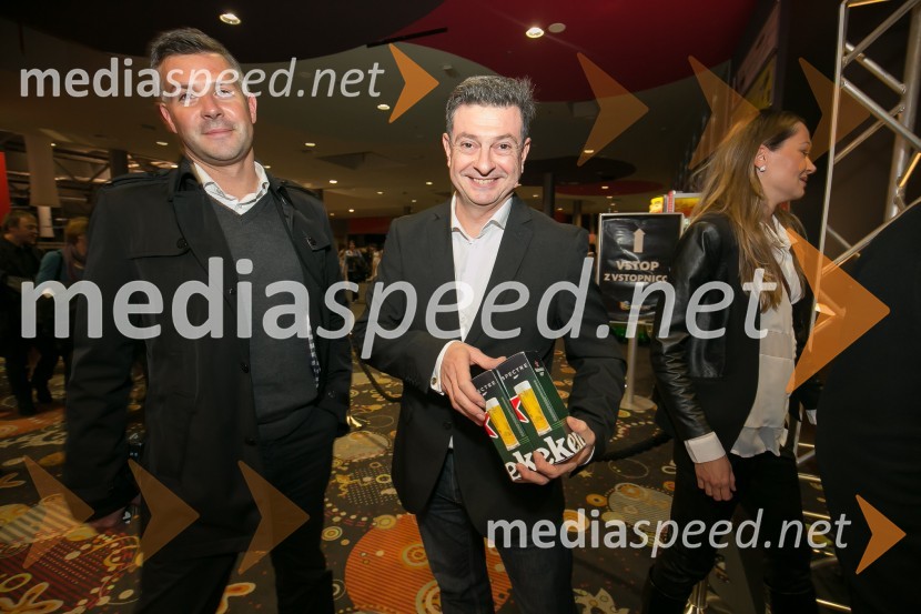  Dejan  Nemec;  Robert  Berberih , Continental Film Zagreb ;  ... Svečana premiera Spectre v Cineplexxu Kranj