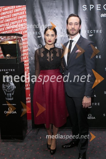  Saša Pavlin Stošić, igralka;  Miha Rodman, igralecSvečana premiera Spectre v Cineplexxu Kranj