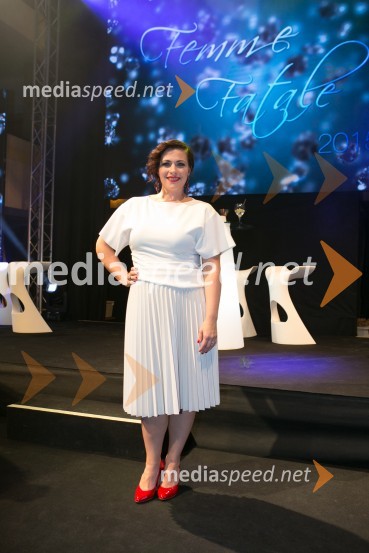  Nuška Drašček, pevkaFemme Fatale 2015 je Nuška Drašček