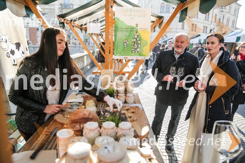  ... ;  Rado Stojanovič, organizator Salona penečih vin, Slovenskega festivala vin, Martinovanja v Ljubljani, Ljubljanske vinske poti;  Sandra Vučko, Vinska kraljica Slovenije 2015Martinovanje v Ljubljani 2015