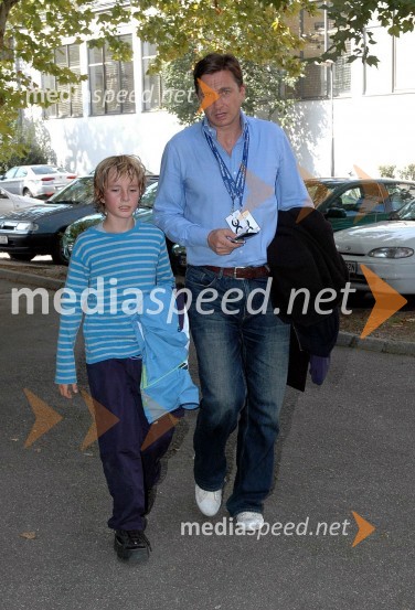 Luka Pahor, sin Boruta Pahorja; Borut Pahor, evroposlanec in predsednik stranke SDSrce športa - dan fairplaya