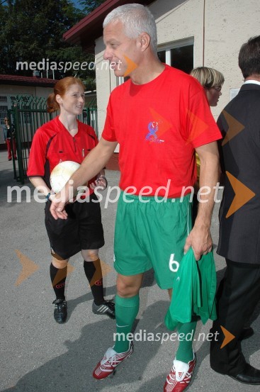 Drago Kos, predsednik protikorupcijske komisije, ki ima tudi licenco za sojenje mednarodnih nogometnih tekemSrce športa - dan fairplaya