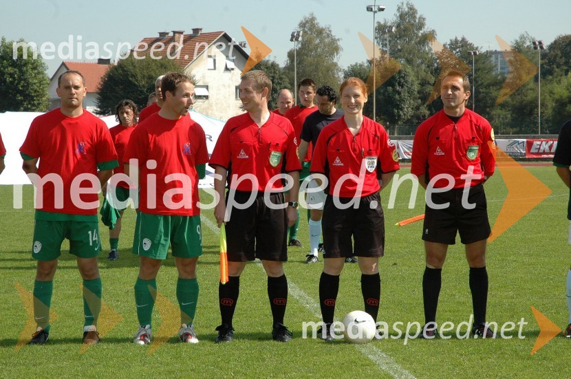 Igralci tekme in sodnikiSrce športa - dan fairplaya