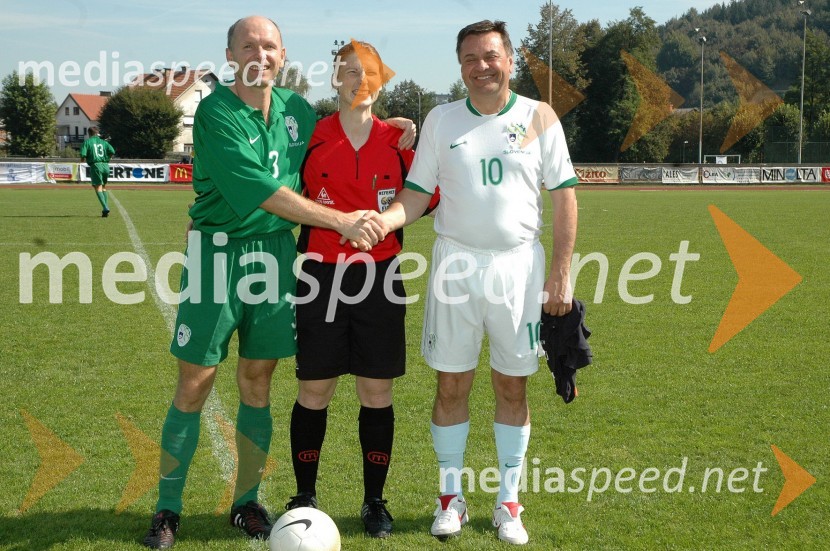 ..., Tanja Subotič, nogometna sodnica in Zoran Jankovič, župan LjubljaneSrce športa - dan fairplaya