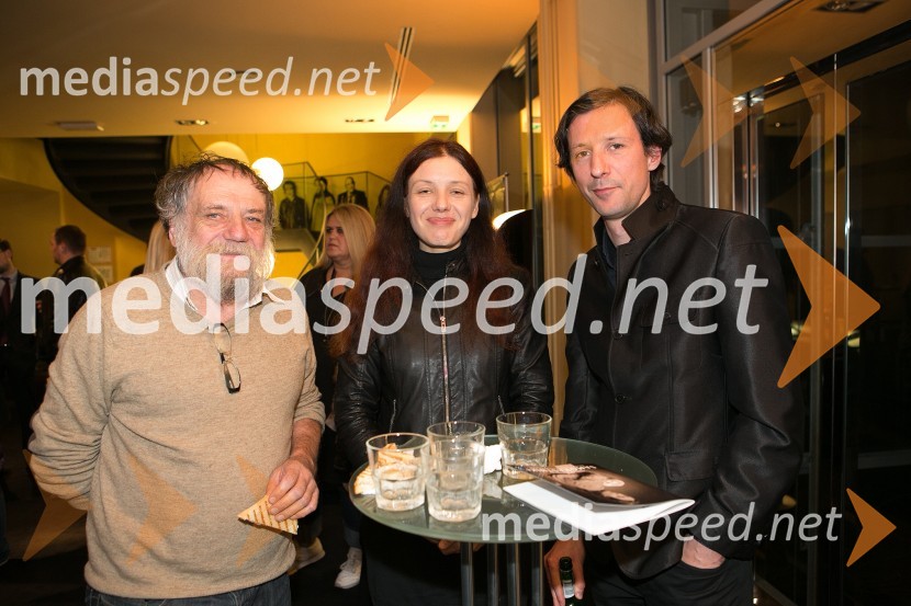  Zdravko Duša, pisec, urednik;  ... ;  Boštjan Narat, glasbenikSamorastniki, premiera predstave MGL