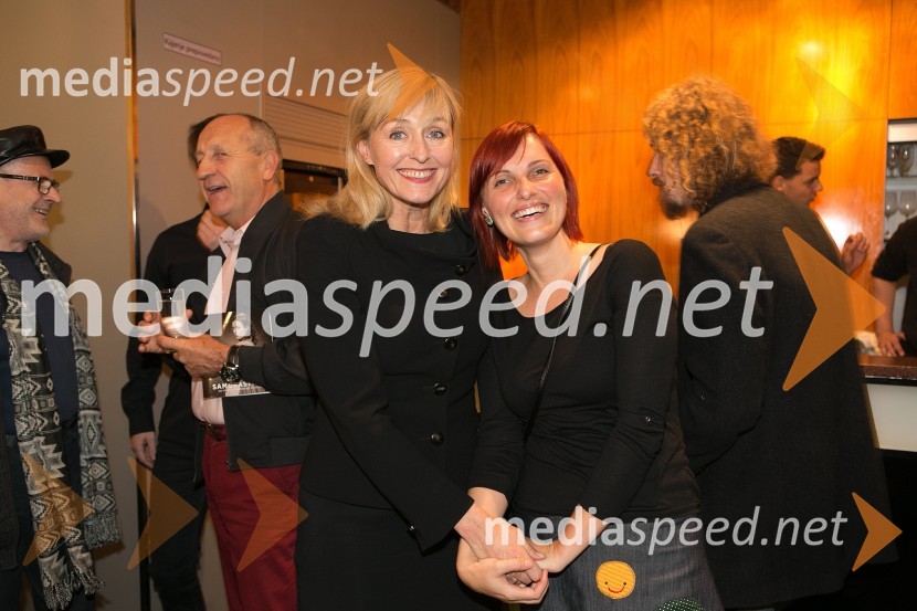  Judita Zidar, igralka;  Simona  Hamer, dramaturginjaSamorastniki, premiera predstave MGL