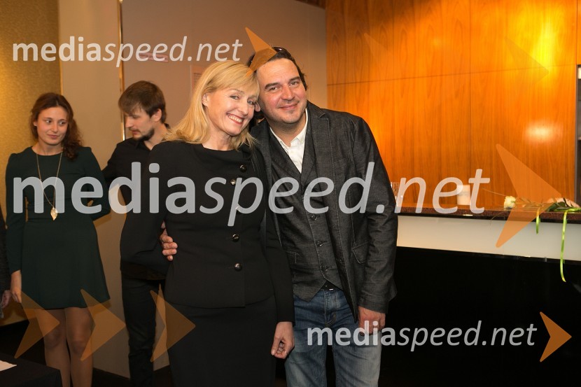  Judita Zidar, igralka;  Gašper Tič, igralecSamorastniki, premiera predstave MGL