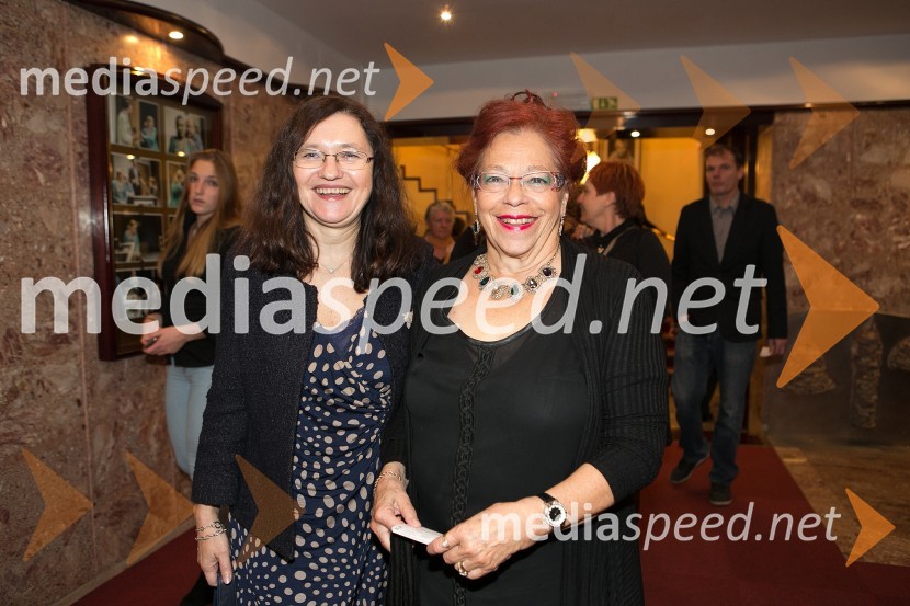  Tadeja Krečič Scholten, pisteljica in novinarka;  Alenka Gole VrabecMali nočni kvartet, premiera PGK