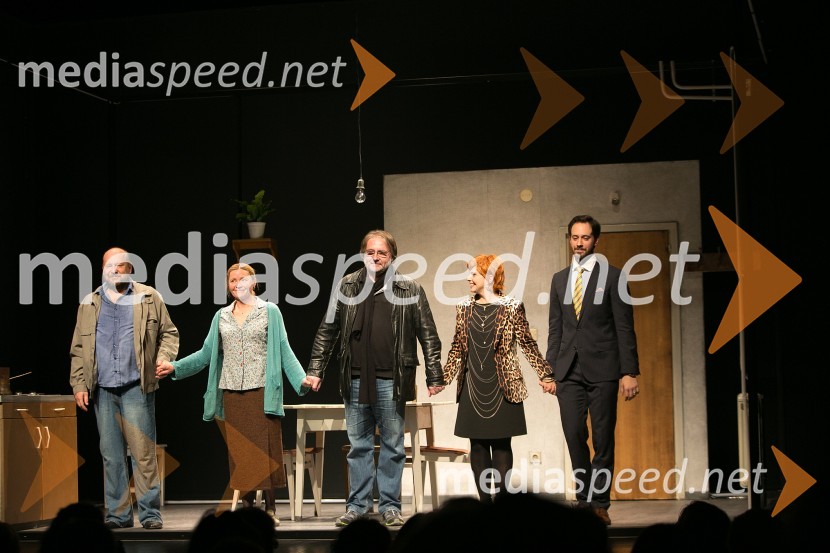  Peter Musevski, igralec;  Vesna  Slapar, igralka;  Vinko Möderndorfer, režiser;  Vesna  Jevnikar, igralka;  Miha Rodman, igralecMali nočni kvartet, premiera PGK