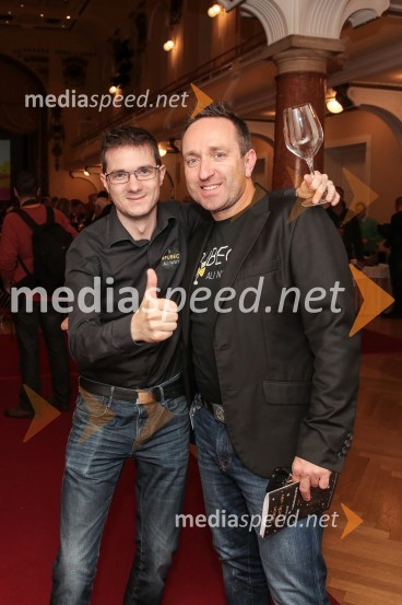  Urh  Jakop, Dveri Pax;  Borut  Cvetko, kreativni direktor Mediaspeed18. Slovenski festival vin 2015