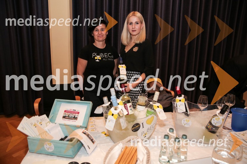  Nataša  Mršek, Bista Ptuj ;  Natalija Pravdič, Mediaspeed18. Slovenski festival vin 2015