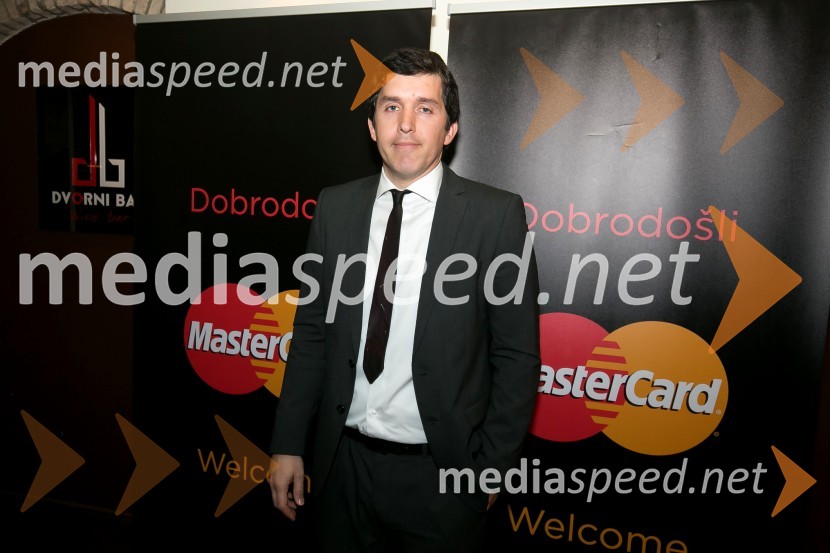  Boštjan Fabjančič, predstavnik družbe Mastercard za Slovenijo MasterCard, novinarsko srečanje
