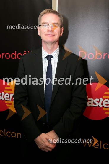  Brian  Morris, vodja razvoja novih plačilnih sredstevMasterCard, novinarsko srečanje