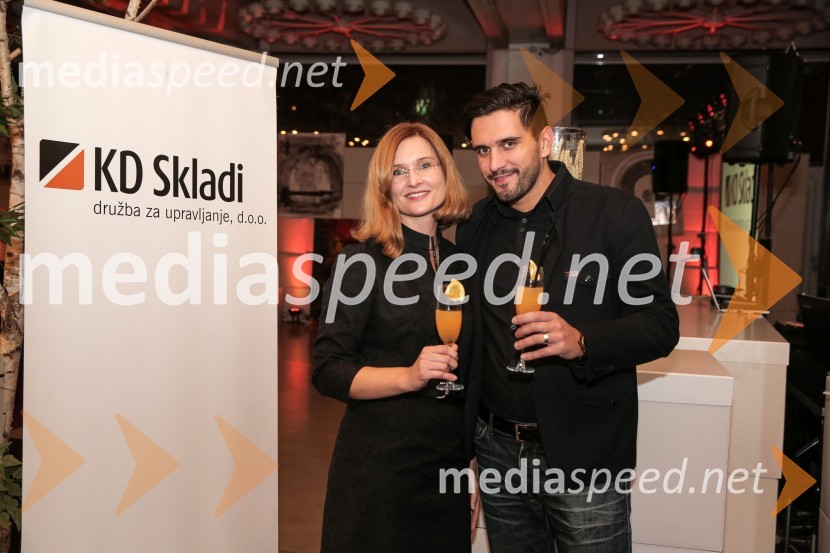 mag. Marija Valentinčič Pregelj, namestnica direktorja sektorja finančnega svetovanja in vodja marketinga, KD Skladi;  Andrej Milavec, vodja regionalnega trženja, Infonet Media d.d.Zmagovalec natečaja KD Skladov Vse je mogoče je ekipa ZoicBar