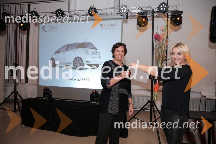  ... ;  Polona Kolman, vodja prodaje vozil, Toyota center LjubljanaZmagovalec natečaja KD Skladov Vse je mogoče je ekipa ZoicBar
